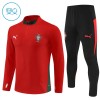 Portugal Training Sweatshirts Quarter-zip 2025-26 Rote Für Kinder